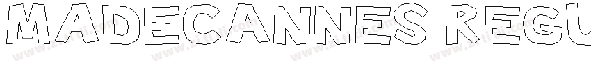 MADECannes Regular字体转换